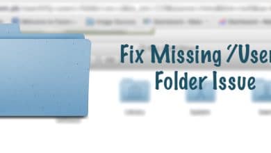 Réparer le dossier des utilisateurs manquants dans OS X 10.9.3 Mavericks