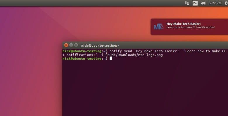 Comment obtenir des notifications de bureau à partir de la ligne de commande Linux