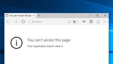 Empêcher les utilisateurs d'accéder à la page « about:flags » dans Microsoft Edge