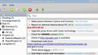 QTodoTxt - Un client GUI todo.txt pour Linux