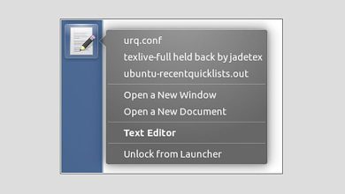 Comment ajouter des listes rapides de fichiers récents dans Ubuntu Unity Launcher