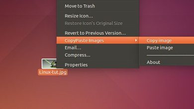 Comment copier/coller des images vers/depuis le presse-papiers dans Ubuntu Nautilus