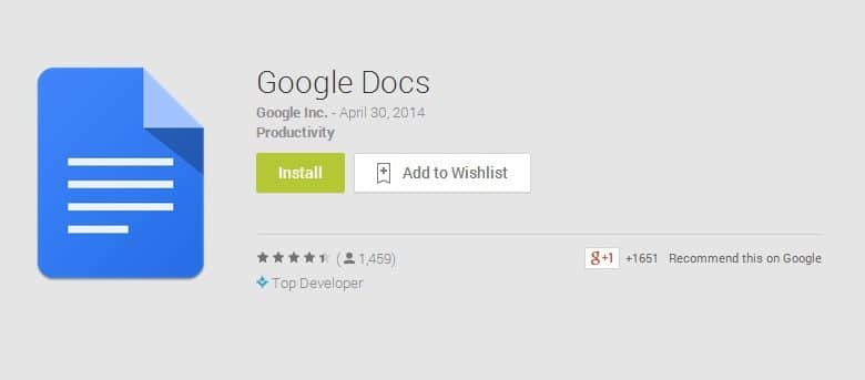 Applications Google Docs et Sheets pour Android.  Voici ce que vous devez savoir