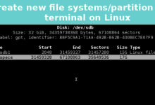 Créer de nouveaux systèmes de fichiers/partition dans le terminal sous Linux