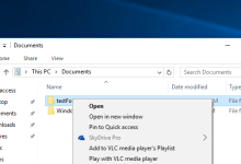 Supprimer l'option SkyDrive Pro du menu contextuel de Windows 10