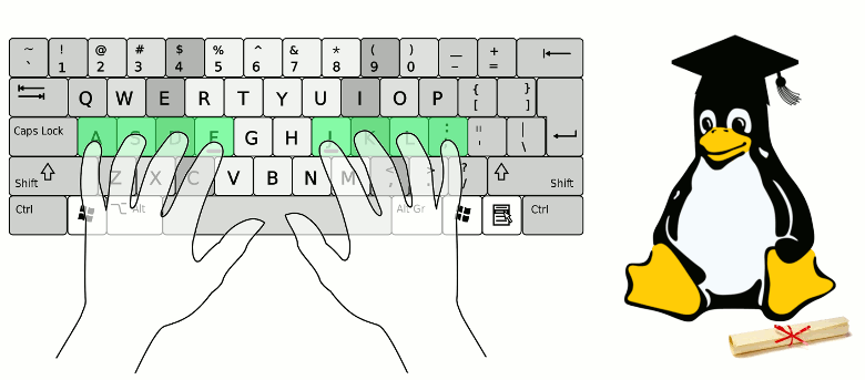 Apprendre avec Linux : apprendre à taper