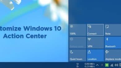 Comment personnaliser le centre d'action de Windows 10
