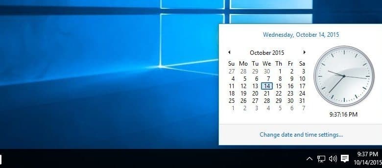 Comment récupérer l'ancienne horloge dans Windows 10
