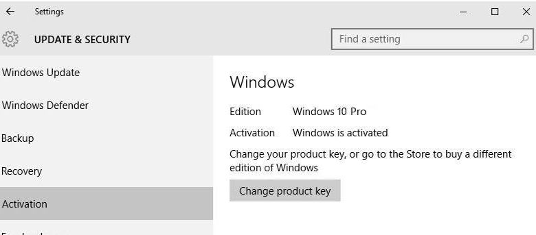 Tout sur la procédure d'activation de Windows 10