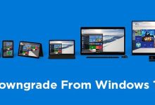 Rétrograder de Windows 10 à Windows 7