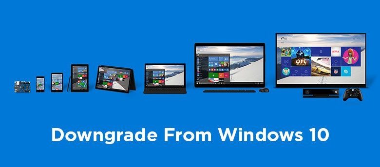Rétrograder de Windows 10 à Windows 7