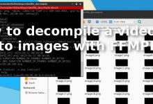 Décompiler un fichier vidéo en images avec FFMPEG sous Linux