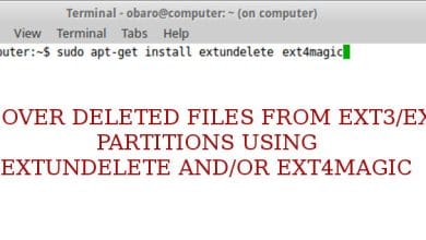 Récupérer des fichiers du système de fichiers Ext3/Ext4 avec Linux Live CD