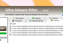 Ultra Adware Killer - Un utilitaire simple pour nettoyer les logiciels publicitaires installés