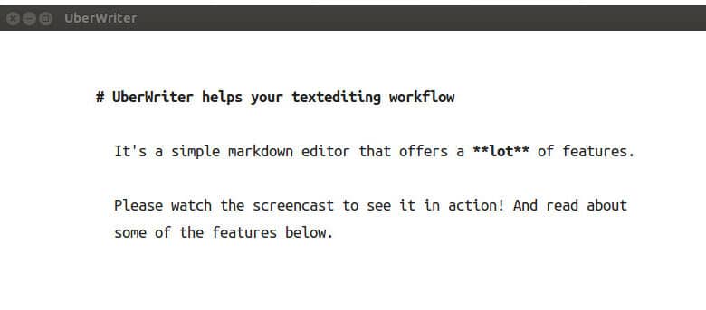 Une application d'écriture Markdown pour Ubuntu
