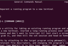 Reptyr - Déplacement de processus vers un autre écran Shell [Linux]