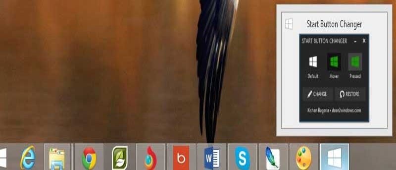 Changer le nouveau bouton Démarrer dans Windows 8.1