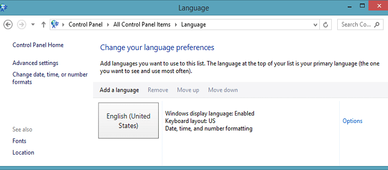 Comment définir des langues d'application individuelles dans Windows 8