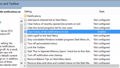 Comment effacer les notifications d'applications lors de la déconnexion de Windows 8
