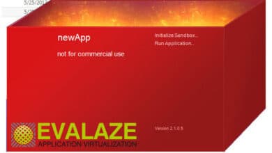 Utilisation d'Evalaze pour virtualiser les applications Windows