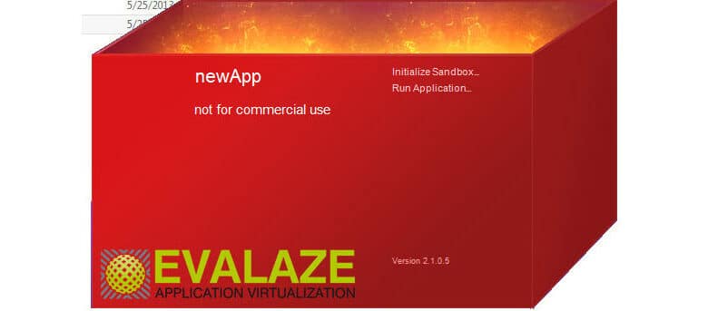 Utilisation d'Evalaze pour virtualiser les applications Windows