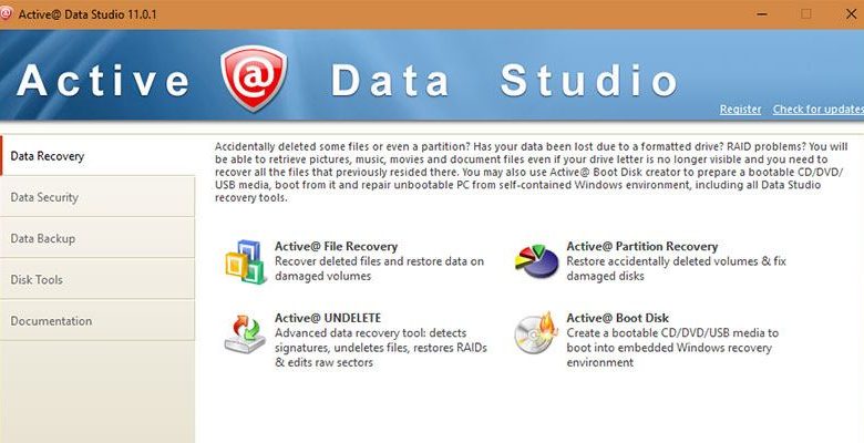 Active@ Data Studio – Outils PC essentiels au même endroit
