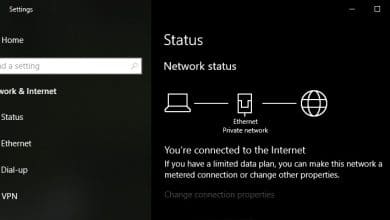Comment changer le réseau de public à privé sous Windows