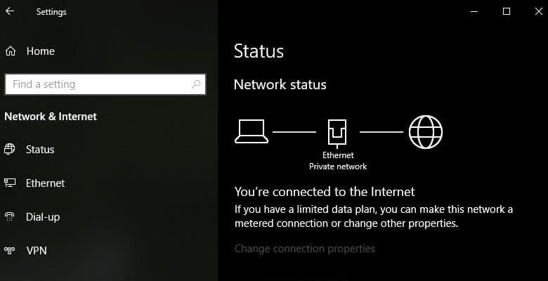 Comment changer le réseau de public à privé sous Windows