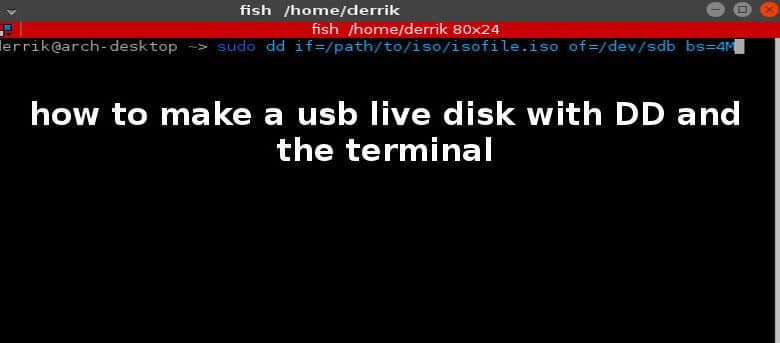 Comment créer un disque Linux Live Disk avec le terminal