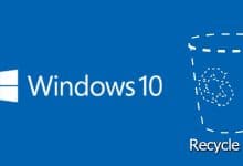 Comment trouver une corbeille perdue dans Windows 10