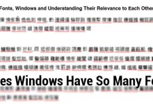 MTE explique : Pourquoi Windows a-t-il autant de polices ?