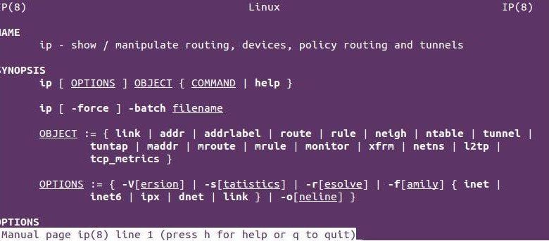 Trucs et astuces de commande IP Linux